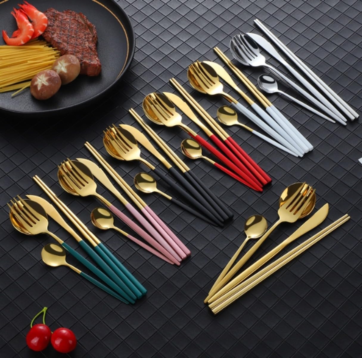 Amazon | ステンレス食器ポルトガル洋食ナイフフォークスプーン